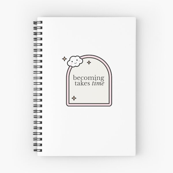 Item preview, becoming takes time - Positive Healing Quote designed and sold by GentleBecoming.