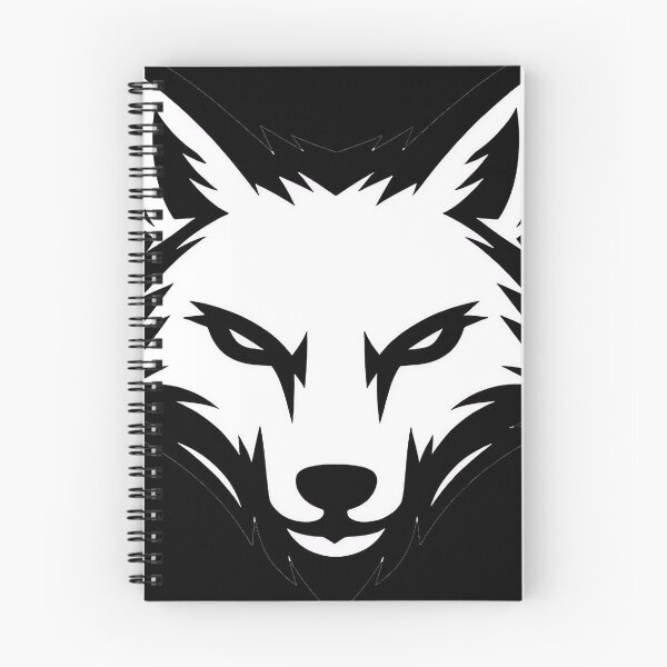 Item preview, Lone Wolf Logo – Minimal Black and White Wolf Head Design designed and sold by SandpiperDesign.