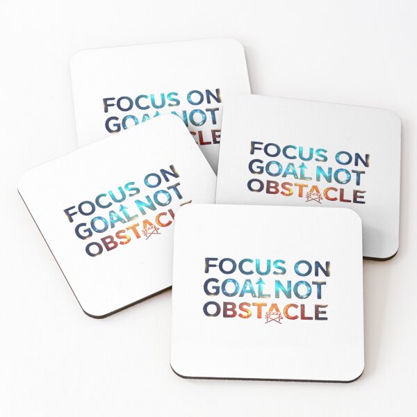 Item preview, Focus On Goal Not Obstacle designed and sold by ArtifyGallery.