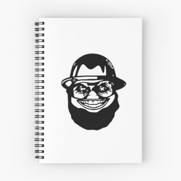 Item preview, Creepy Smiling Bearded Man With Glasses And Hat Dark Aesthetic Graphic designed and sold by SaboCollita.
