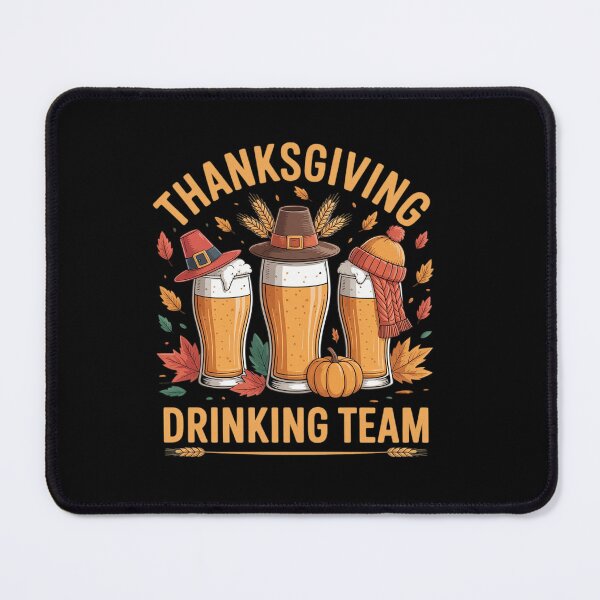 Item preview, Thanksgiving Drinking Team Three Glasses of Beer Turkey designed and sold by angolinnArt.