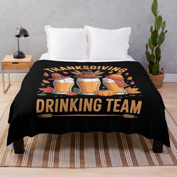 Item preview, Thanksgiving Drinking Team Three Glasses of Beer Turkey designed and sold by angolinnArt.