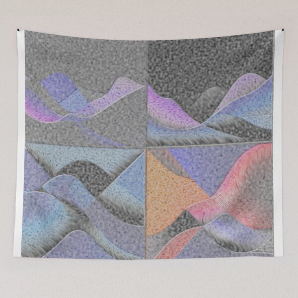 Item preview, four currents static drift colorful geometric abstract design  designed and sold by SmashingDeals.