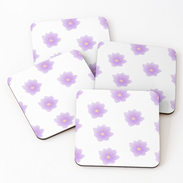 Item preview, Soft Purple Floral pattern designed and sold by kawaiiBloom.