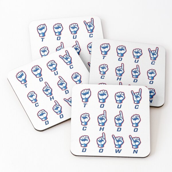 Item preview, Touchdown ASL | American Sign Language Football designed and sold by ryanguas.