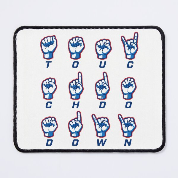 Item preview, Touchdown ASL | American Sign Language Football designed and sold by ryanguas.