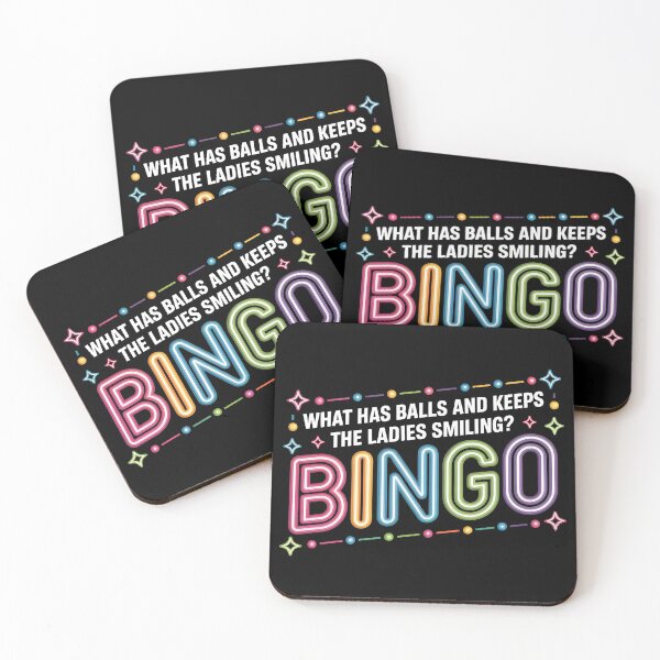 Item preview, What Has Balls and Keeps The Ladies Smiling Bingo designed and sold by Millsoft.