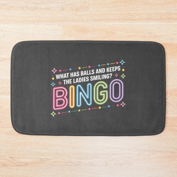 Item preview, What Has Balls and Keeps The Ladies Smiling Bingo designed and sold by Millsoft.