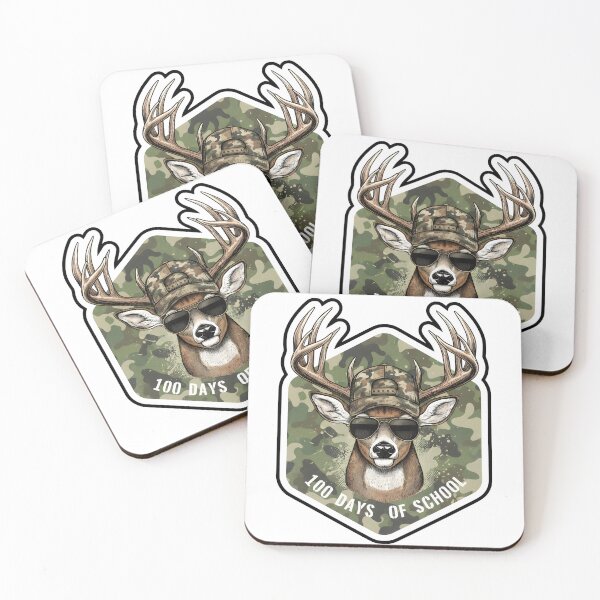 Item preview, Bucked' 100 Days of School, Deer Hunting, 100 Days of School, Boys 100 Days Of School Design designed and sold by DesignDenDo ⭐⭐⭐⭐⭐.