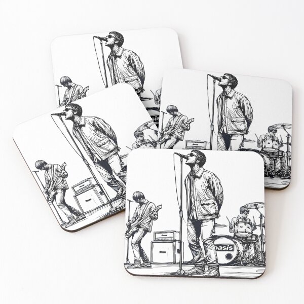 Item preview,  Minimalist Line Art Of Oasis Performing Retro  designed and sold by NazirShaban.
