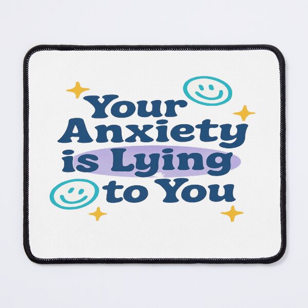 Item preview, Your Anxiety Is Lying to You – Bold Mental Health Quote for Empowerment, Healing & Inner Peace designed and sold by Bright Nest Studio.