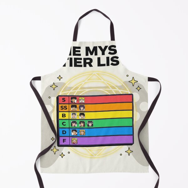 Item preview, Anime Mystery Tier List designed and sold by Midnight Replay.