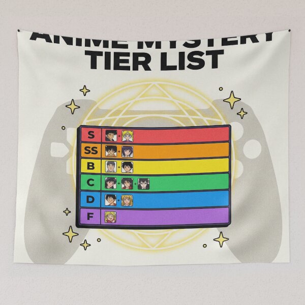 Item preview, Anime Mystery Tier List designed and sold by Midnight Replay.
