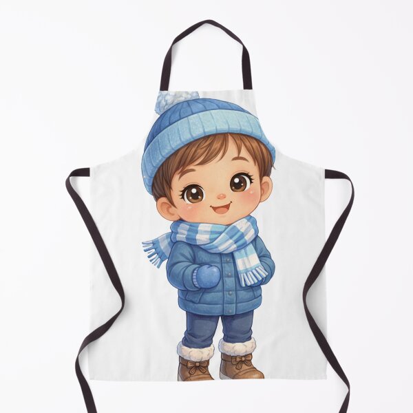 Item preview, Cute Kawaii Winter Boy Illustration designed and sold by MIArt Studio.