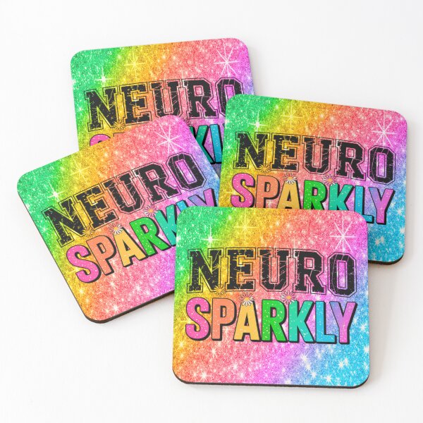Item preview, Neuro Sparkly, Mental Health, ADHD Humor designed and sold by RckyMtnBchBum.