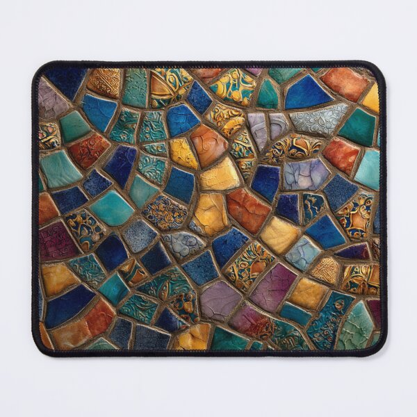 Item preview, Gaudi Inspired Mosaics Colorful Tile designed and sold by GrinGalore.