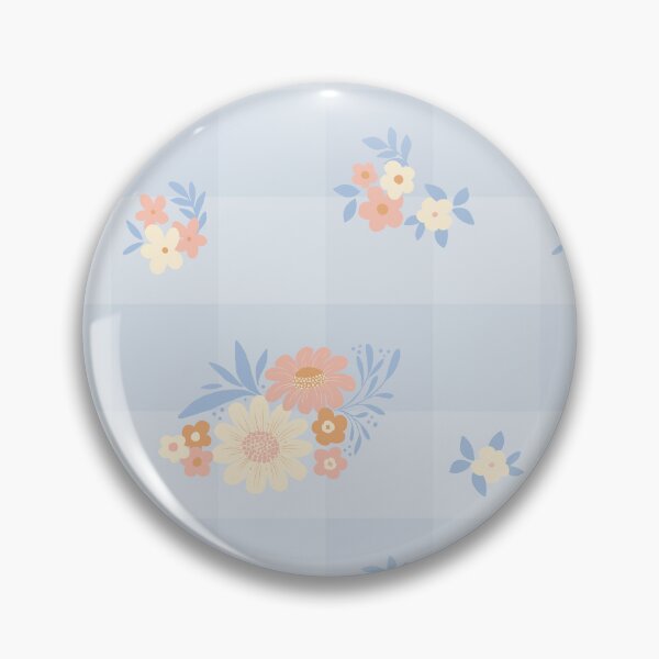 Item preview, Prairie Blossom In Blue Gingham designed and sold by Kozee.