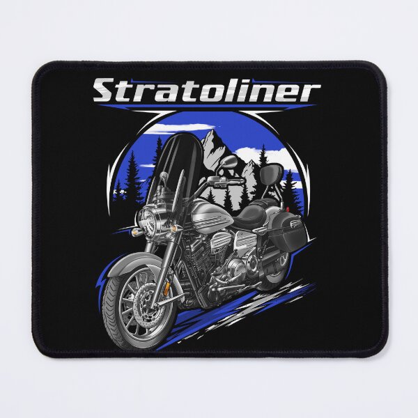 Item preview, Yamaha Stratoliner 2009 (Liquid Silver & Pearl White) for Motorcycle Riders designed and sold by MotoApparelHub.