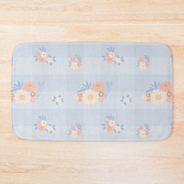 Item preview, Prairie Blossom In Blue Gingham designed and sold by Kozee.