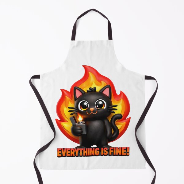 Item preview, cat with lighter designed and sold by T-shirtJohny.