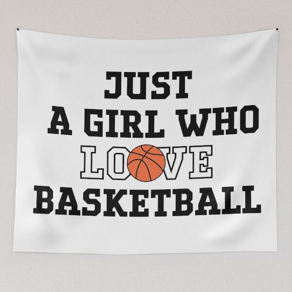 Item preview, Just a Girl Who Love Basketball designed and sold by Merch by Das Design Studio.