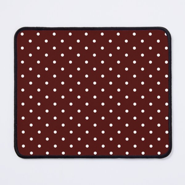 Item preview, Burgundy and white polka dot pattern designed and sold by RishabhArts1.
