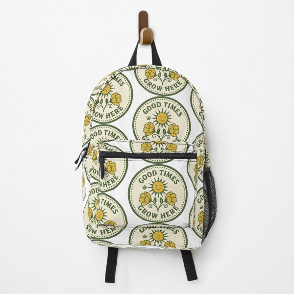 Item preview, Good Times Grow Here – Sunny Floral Emblem   designed and sold by tviyluv.