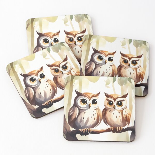 Item preview, Two Wild Owls designed and sold by CalmnessbyChoice.
