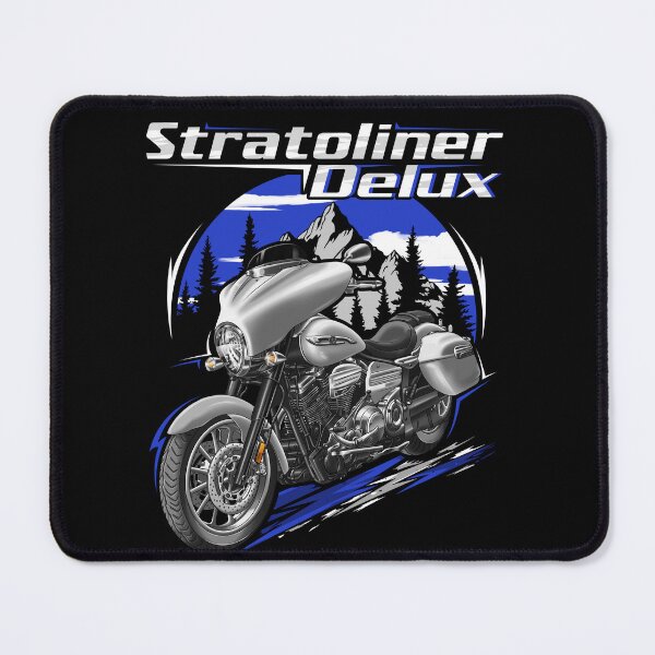 Item preview, Yamaha Stratoliner Delux 2012 (Silver) for Motorcycle Riders designed and sold by MotoApparelHub.