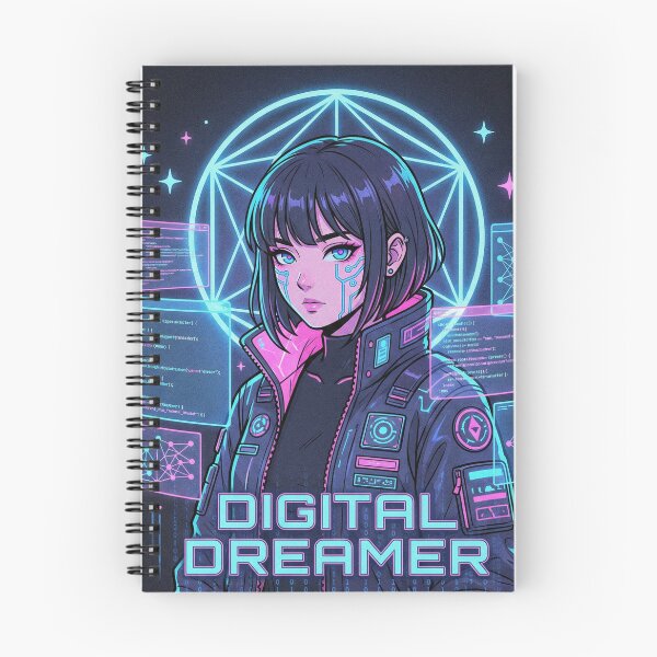 Item preview, Tech Girl Cyberdream designed and sold by Midnight Replay.