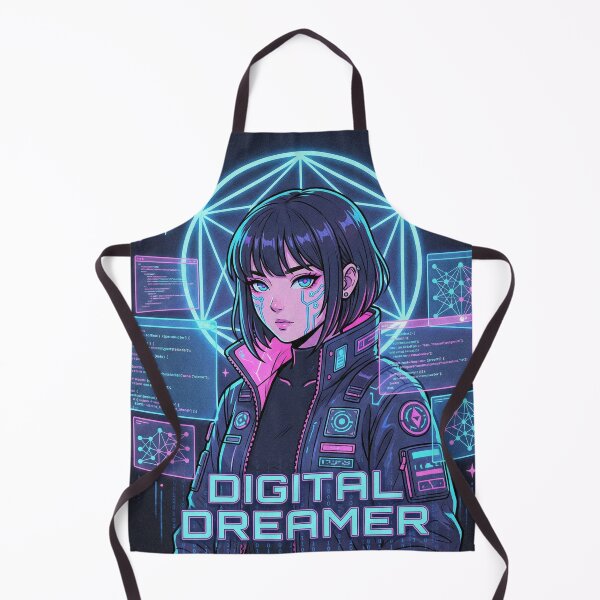 Item preview, Tech Girl Cyberdream designed and sold by Midnight Replay.