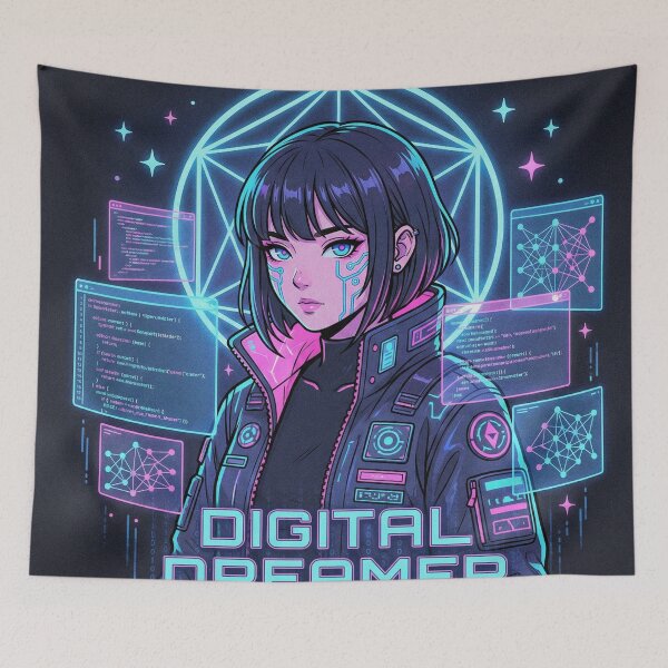 Item preview, Tech Girl Cyberdream designed and sold by Midnight Replay.