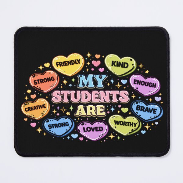 Item preview, My Students Are Amazing – Colorful Positive Classroom Hearts Design designed and sold by smilup.