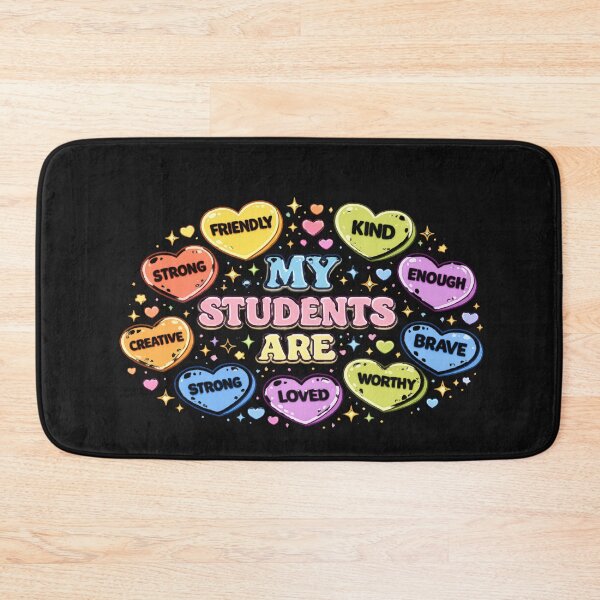 Item preview, My Students Are Amazing – Colorful Positive Classroom Hearts Design designed and sold by smilup.