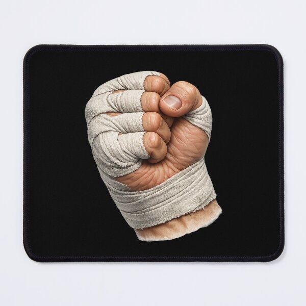 Item preview, Wrapped Fist – Strength, Readiness & Mental Toughness designed and sold by DesignsByHania.