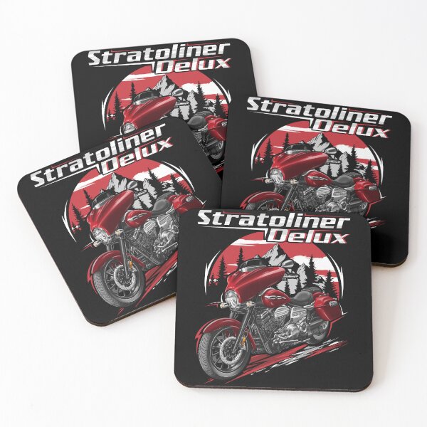 Item preview, Yamaha Stratoliner Delux 2013-2014 (Cocktail Red) for Motorcycle Riders designed and sold by MotoApparelHub.