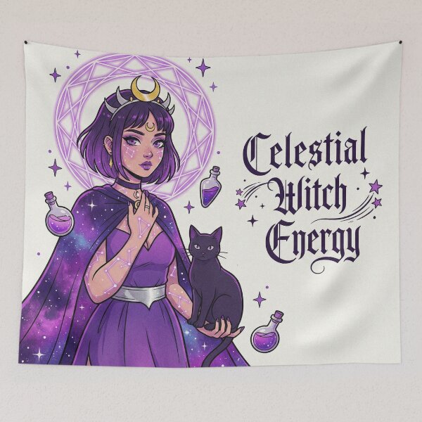 Item preview, Celestial Witch Anime designed and sold by Midnight Replay.