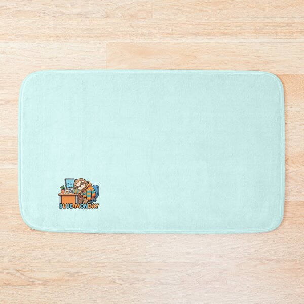 Item preview, Blue Monday Lazy Sloth Sleeping at Office Desk designed and sold by WildCute.