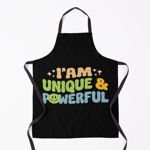 Item preview, Uplifting "I'm Unique & Powerful" Colorful Motivational Quote Design for Apparel, Stickers & Gifts designed and sold by Bright Nest Studio.