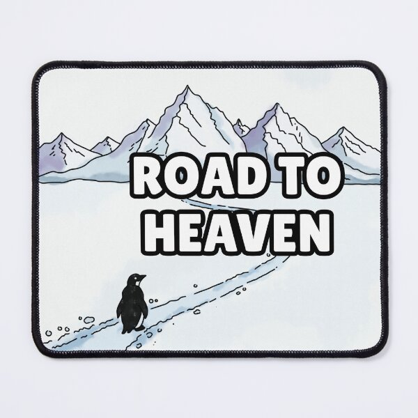 Item preview, Nilhist Penguin Road to Heaven Meme designed and sold by Jagyasini Singh.