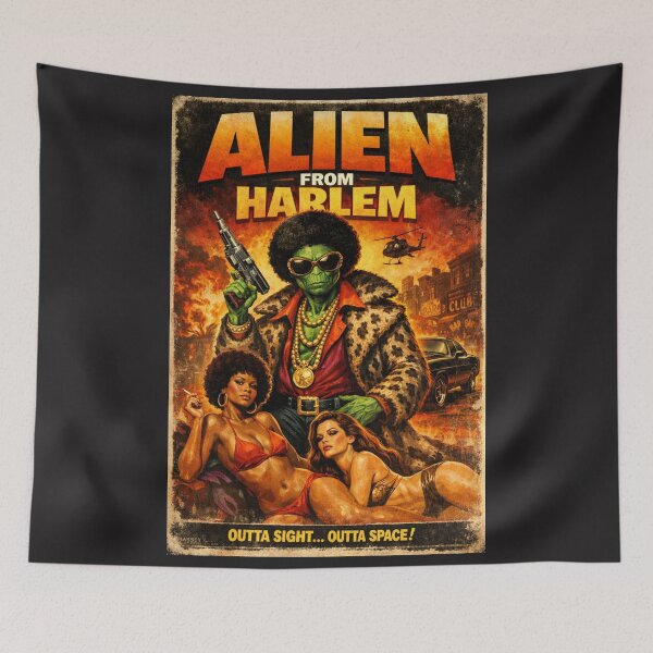 Item preview, Alien From Harlem designed and sold by Cats and Other Things.