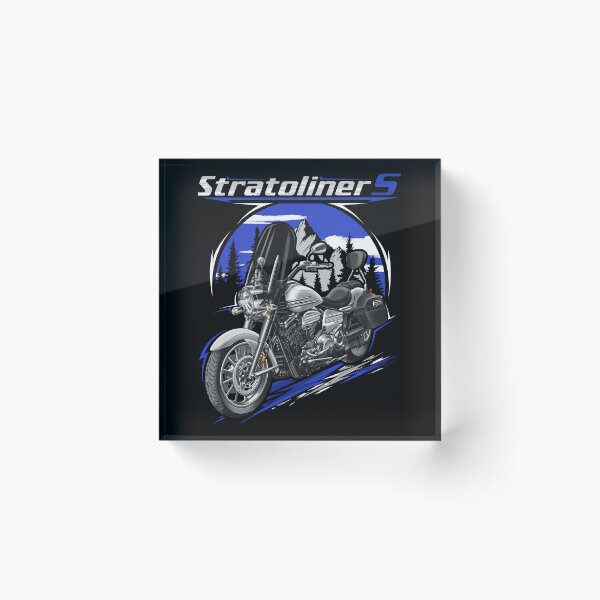 Item preview, Yamaha Stratoliner S 2008 (Bluish White) for Motorcycle Riders designed and sold by MotoApparelHub.