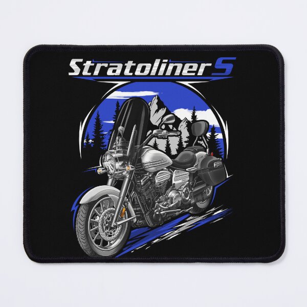 Item preview, Yamaha Stratoliner S 2008 (Bluish White) for Motorcycle Riders designed and sold by MotoApparelHub.