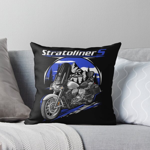 Item preview, Yamaha Stratoliner S 2008 (Bluish White) for Motorcycle Riders designed and sold by MotoApparelHub.