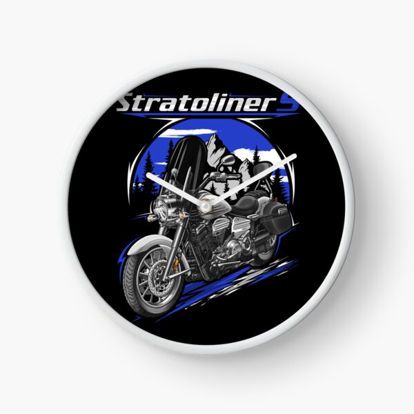 Item preview, Yamaha Stratoliner S 2008 (Bluish White) for Motorcycle Riders designed and sold by MotoApparelHub.