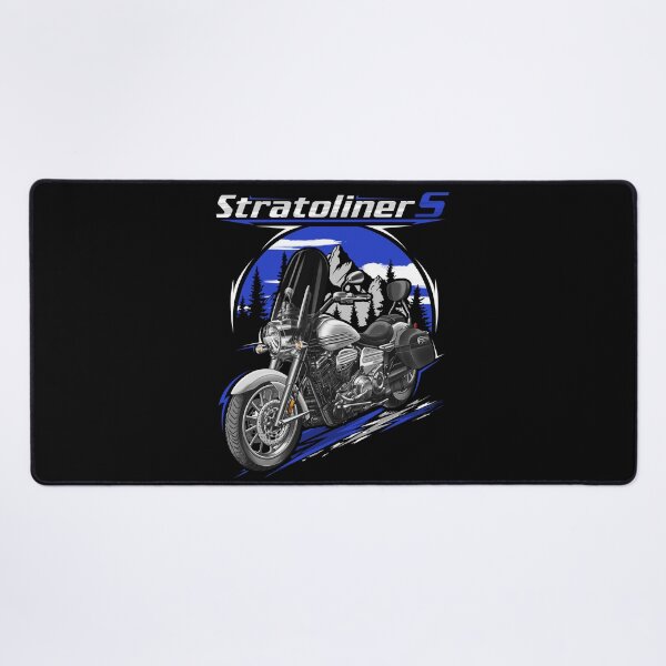 Item preview, Yamaha Stratoliner S 2008 (Bluish White) for Motorcycle Riders designed and sold by MotoApparelHub.