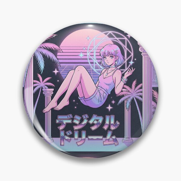 Item preview, Vaporwave Anime Dream designed and sold by Midnight Replay.