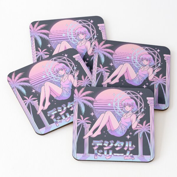 Item preview, Vaporwave Anime Dream designed and sold by Midnight Replay.