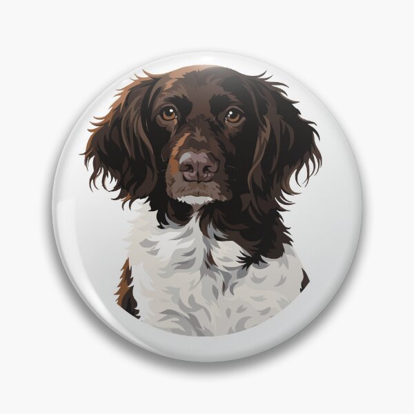 Item preview, Majestic Small Munsterlander Dog Portrait designed and sold by AlmaMoArt.