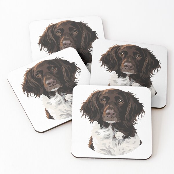 Item preview, Majestic Small Munsterlander Dog Portrait designed and sold by AlmaMoArt.